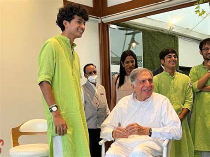 Shantanu with Ratan Tata