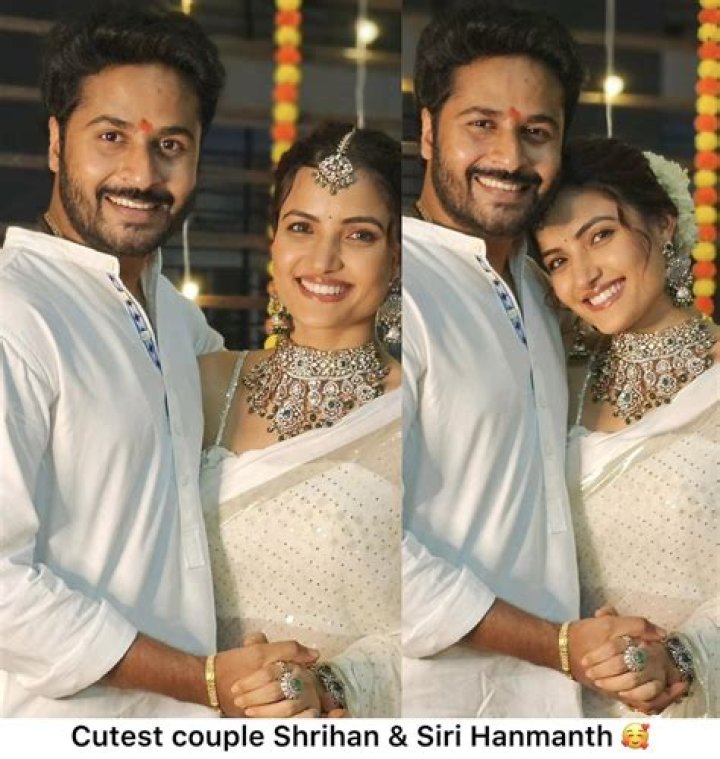 Siri Hanmanth with her boyfriend