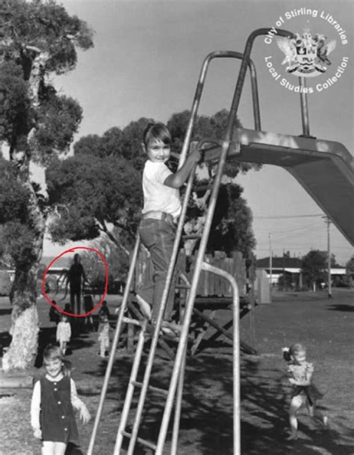 Slenderman In A Playground