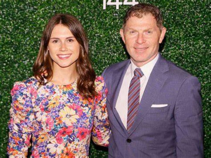 Sophie Flay was photographed with her grandfather