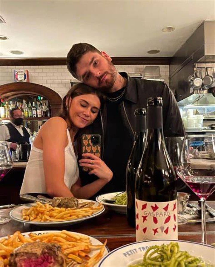 Sophie Flay with her boyfriend Matt Wood