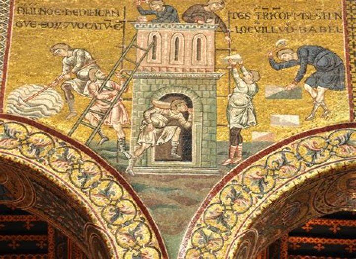 Tower Of Babel Mosaic