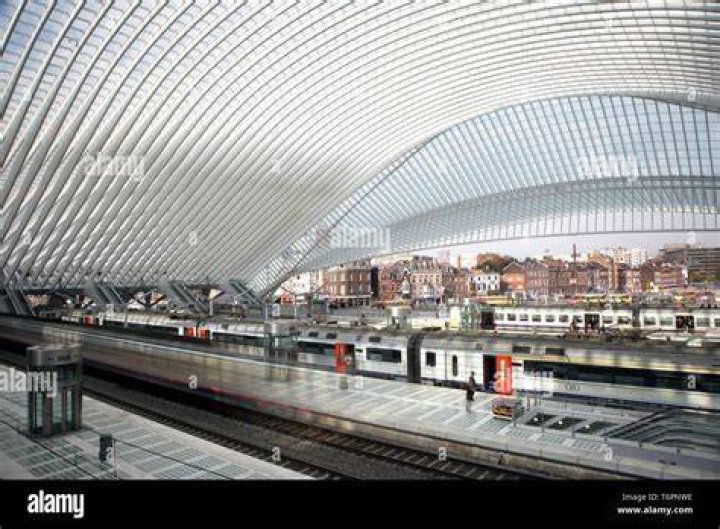 Train Stations Gare De Liege Front View