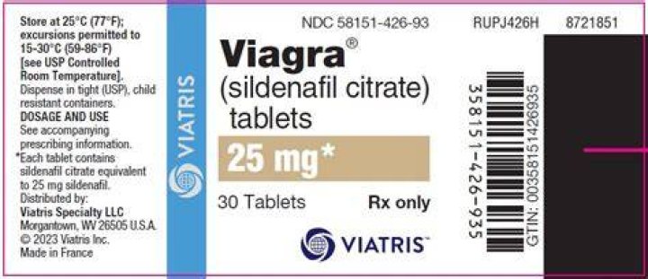 Viagra Label