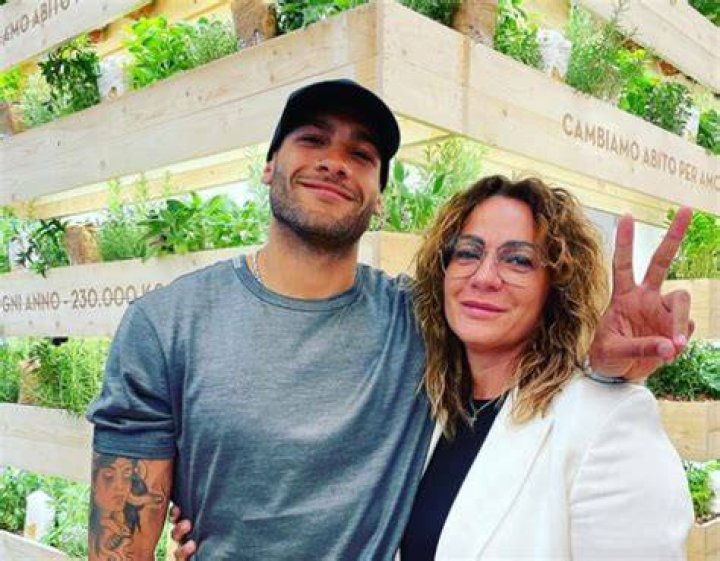 Viviana Masini's son Lamont Marcell Jacobs and grandchildren
