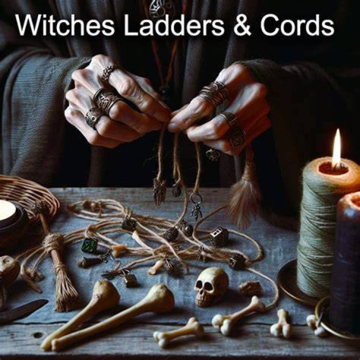 Witches Tied To A Ladder